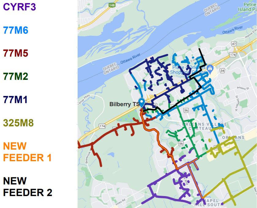 Map of Orleans area