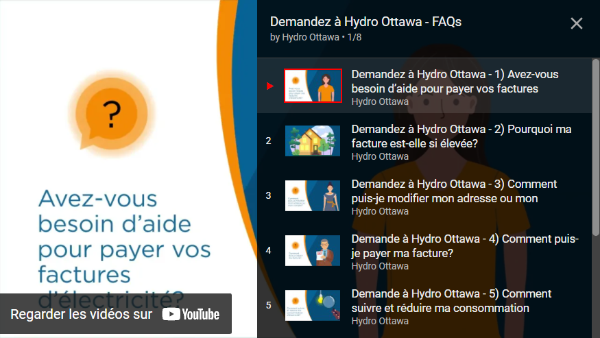 Regarder les vidéos sur YouTube