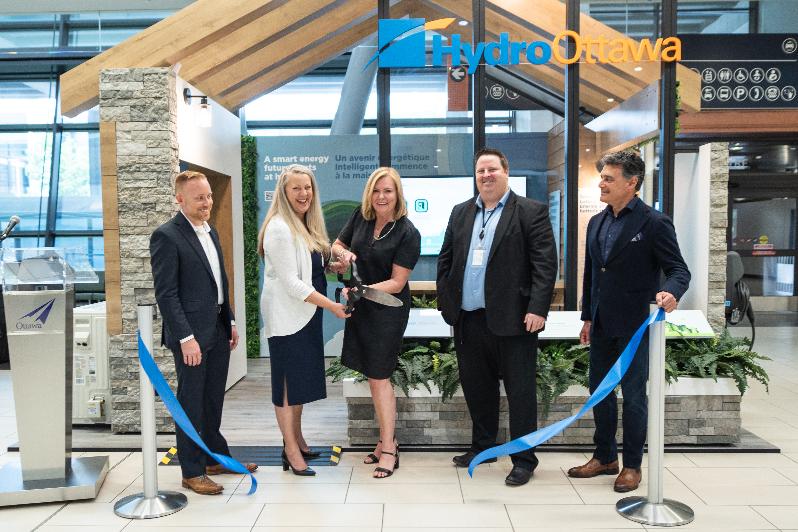 Hydro Ottawa eco home media event