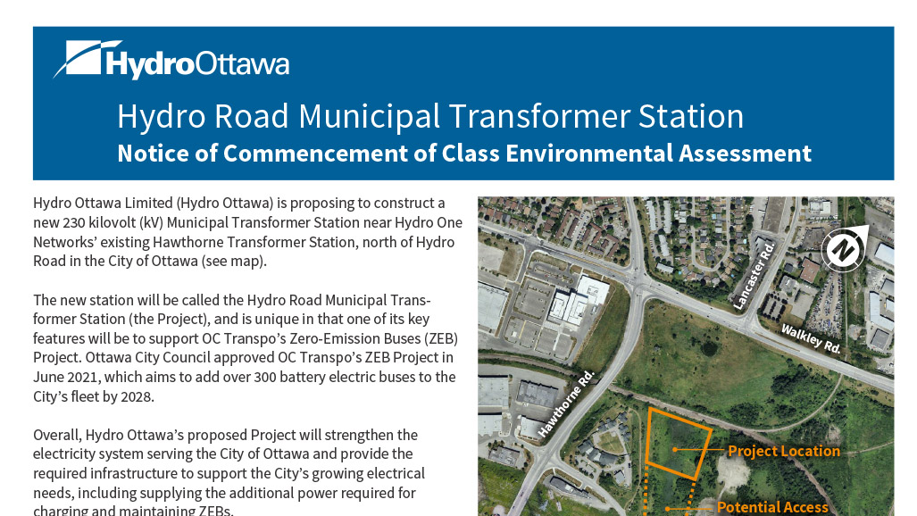 Hydro Road Notice EN