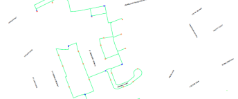 Map of impacted streets as part of the Fortune cable renewal project