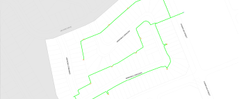 Map of Bilberry Cable Replacement Project